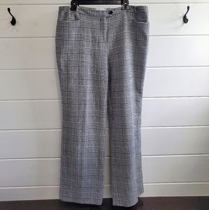 Calvin Klein | Black & White Houndstooth Modern Fit Pants